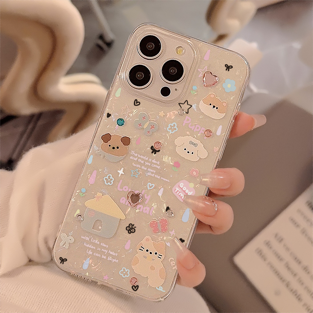 Shelly - Cute Cartoon Puppy Shell Pattern Phone