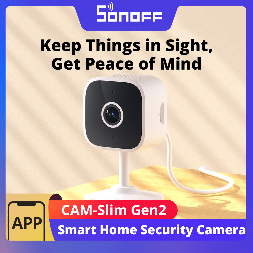 Sonoff Mini R4 - SONOFF CAM-S2 1080P HD WiFi Camera