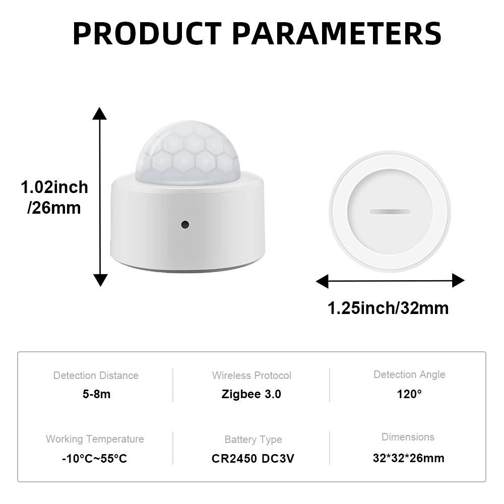 Tuya ZigBee Light Sensor Lumin - Home Assistant Tuya ulasan dan harga