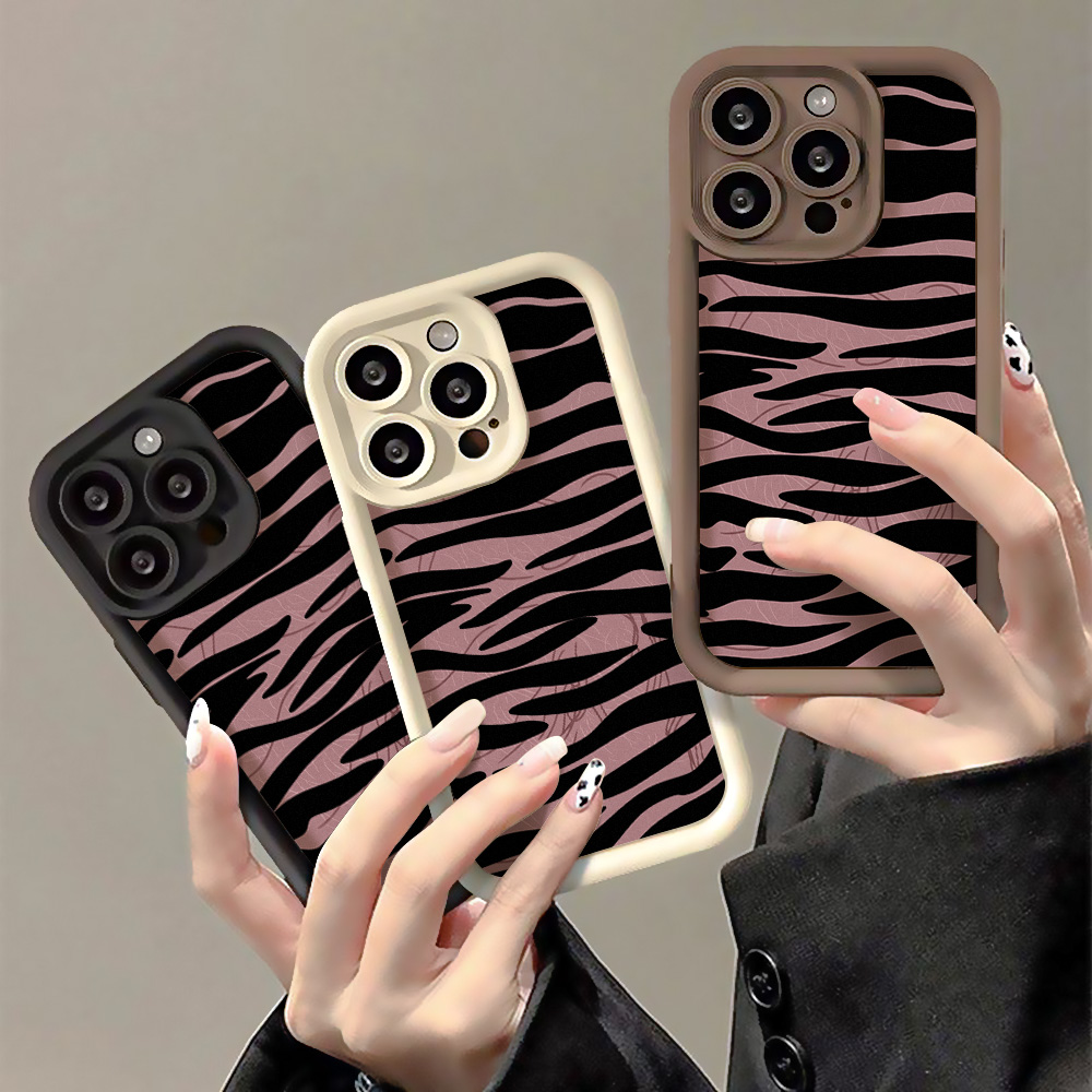 Y2K Zebra Print Phone Case for - Shelly ulasan dan harga