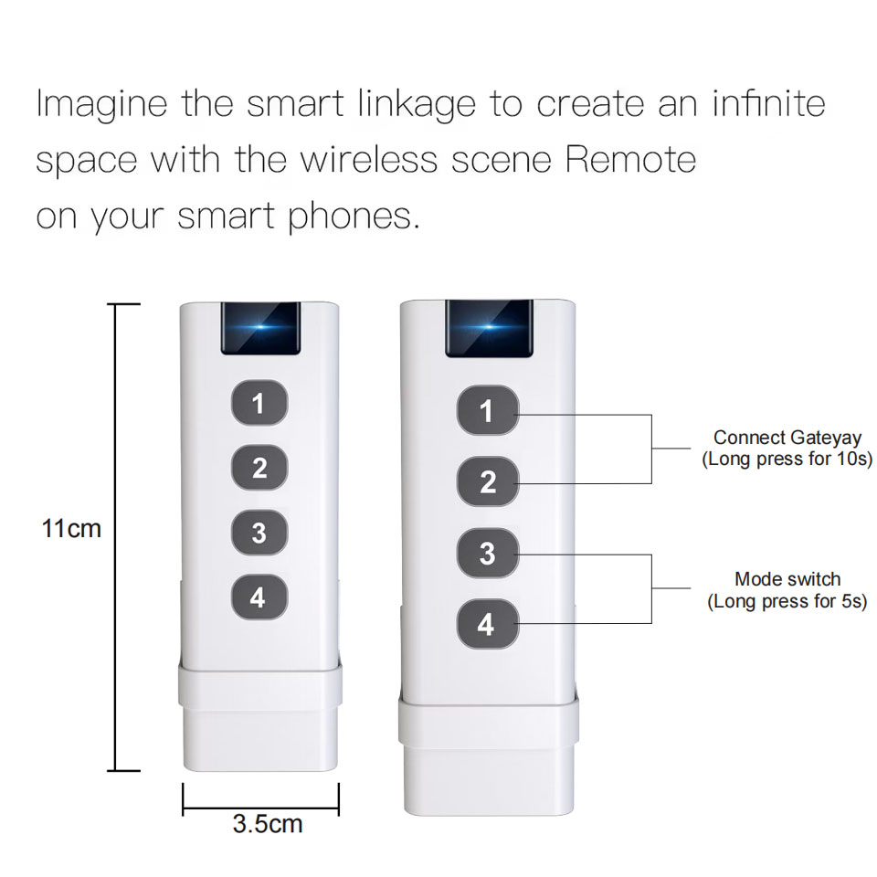 Tuya ZigBee Intelligent Scene  - Tuya 4 Channel ulasan dan harga