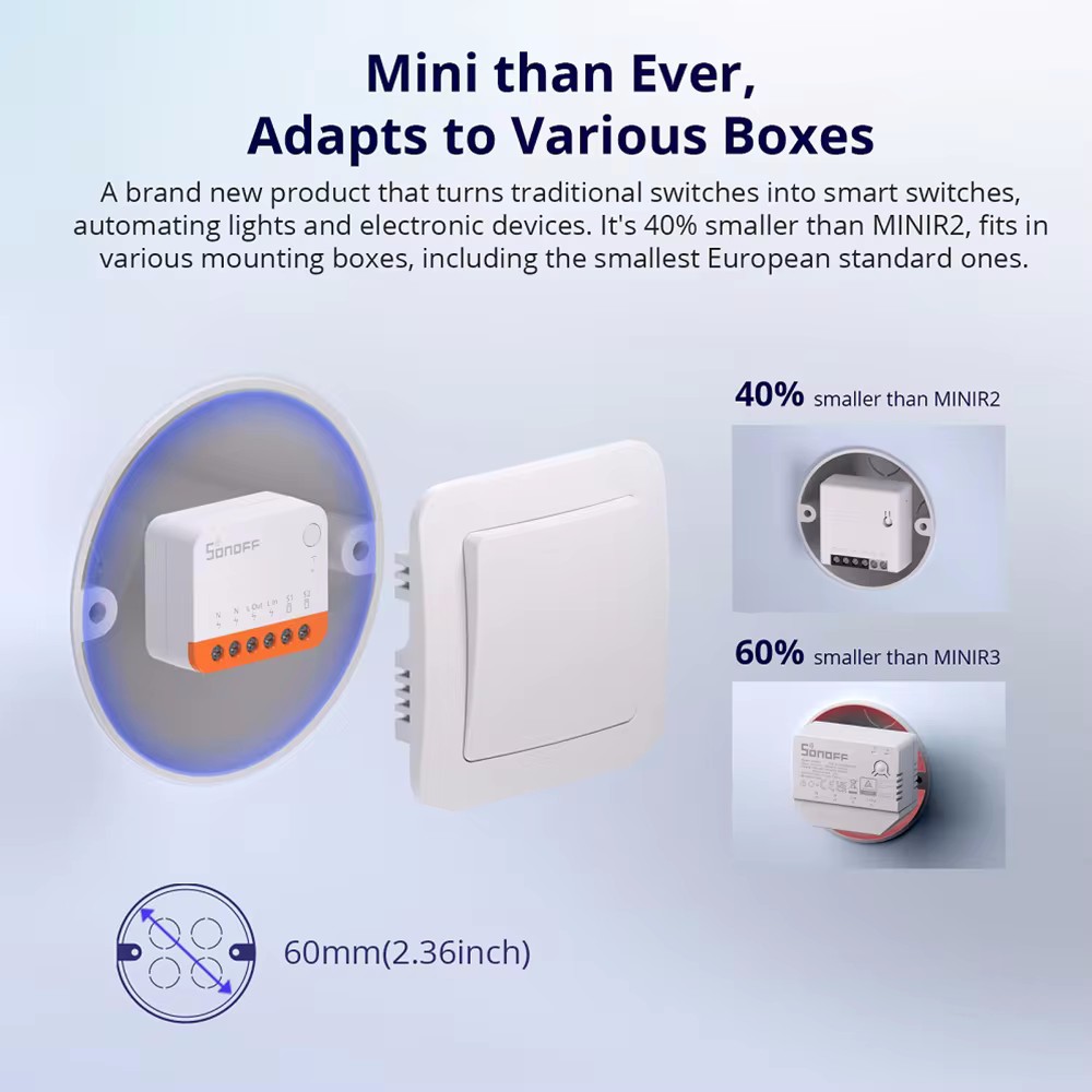 Wifi Smart Switch Mini R4 Smar - Sonoff Mini R4 ulasan dan harga
