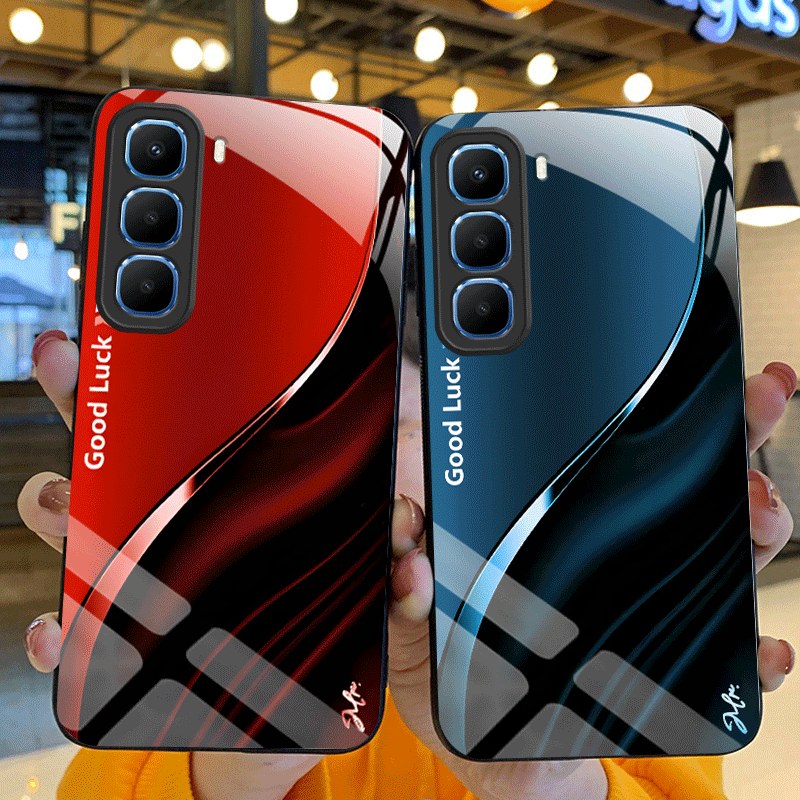 Hard Tempered Glass Case For I - Shelly ulasan dan harga