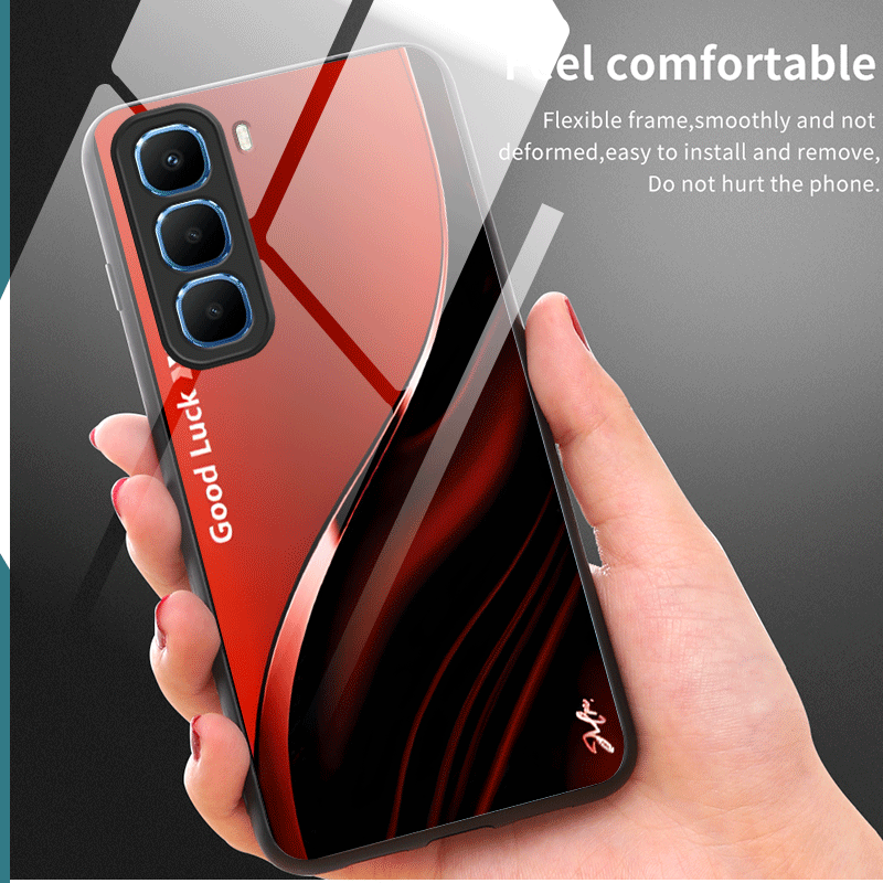 Hard Tempered Glass Case For I - Shelly ulasan dan harga