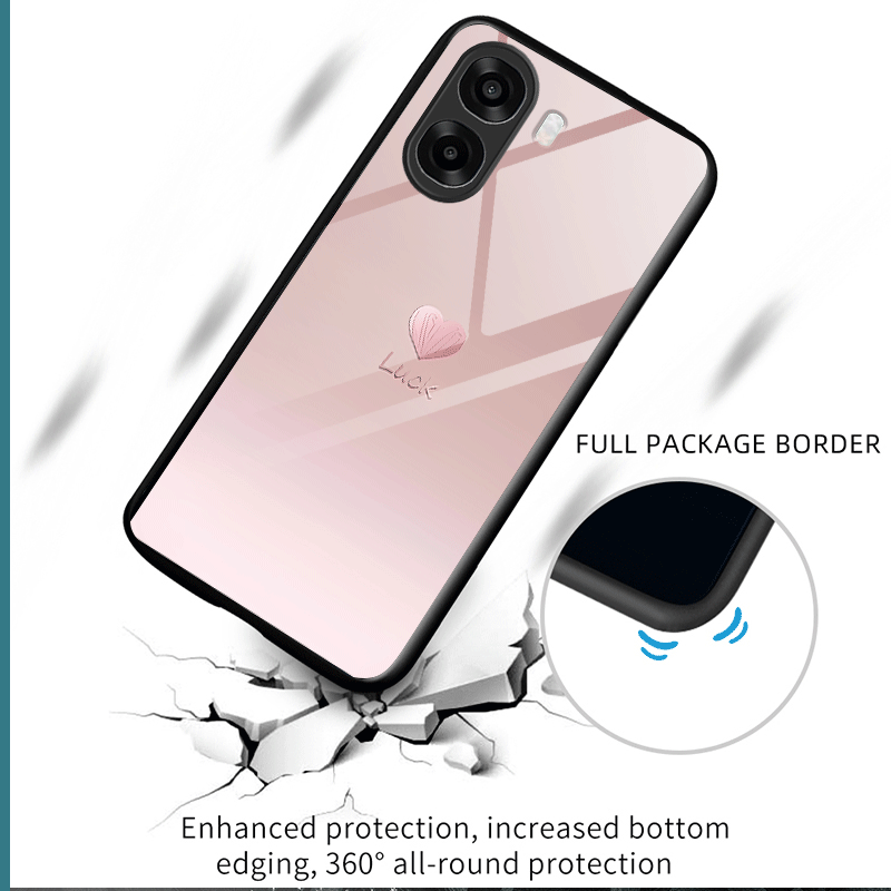 Hard Tempered Glass Case For O - Shelly ulasan dan harga