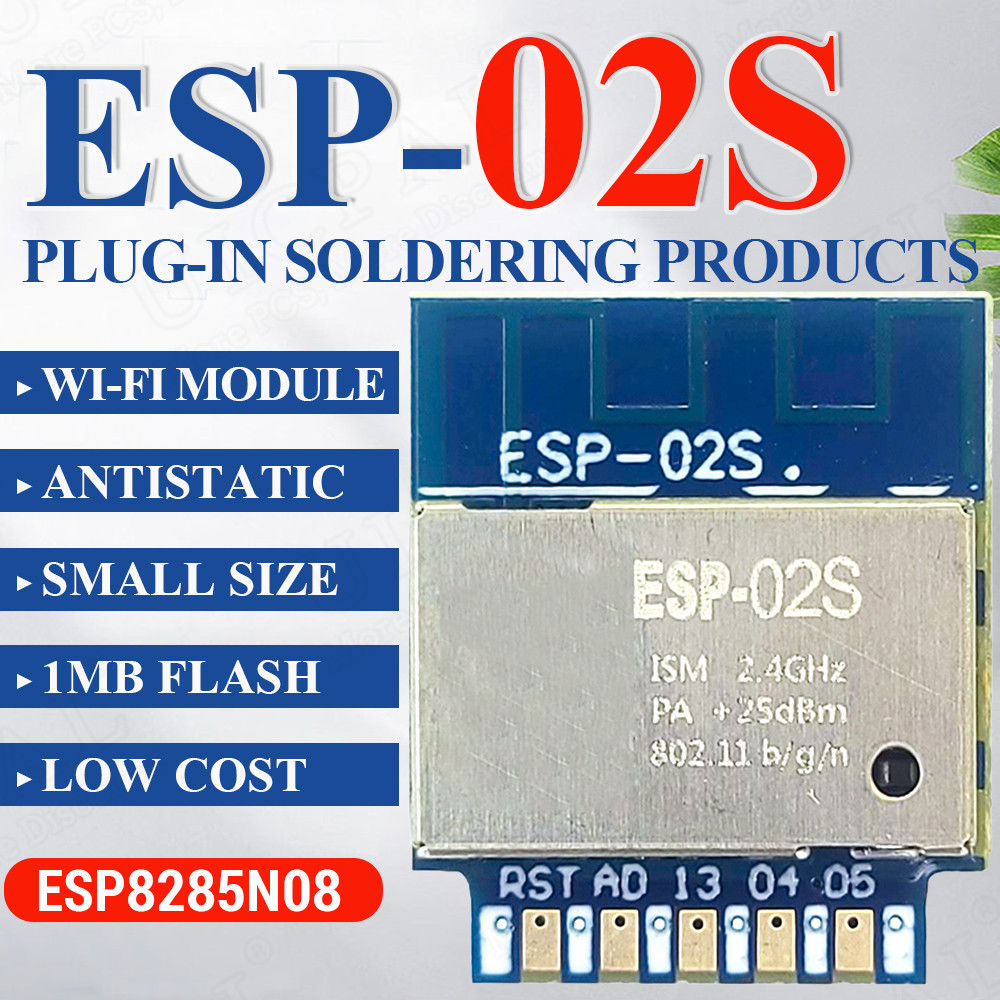 ESP-02S Serial Wireless 2.4G W - Smart Home Module Iot ulasan dan harga