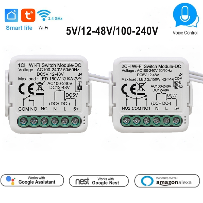 Tuya Smart Dry Contact Switch  - Tuya 4 Channel ulasan dan harga